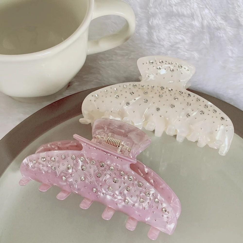 Rhinestone Hairpin Sweet Elegant Crab Hair Clips Fashion Hair Claw Clip Women Gifts