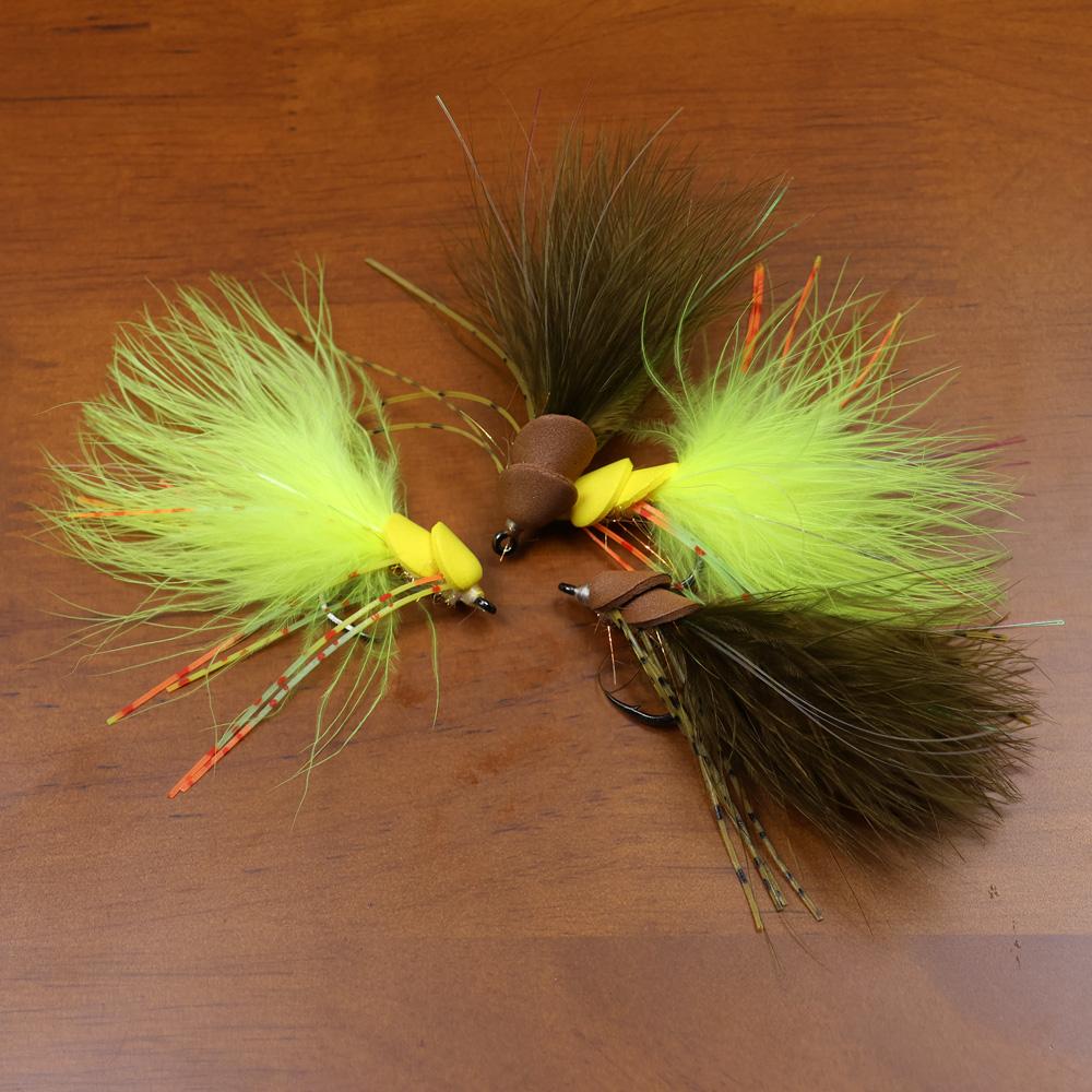 4 шт. Поверхностная приманка Лягушка Муха Без сорняков Окунь Щука Змееголов Рыболовная приманка, Реалистичные резиновые ножки Поверхностный поппер для пресноводной нахлыстовой рыбалки