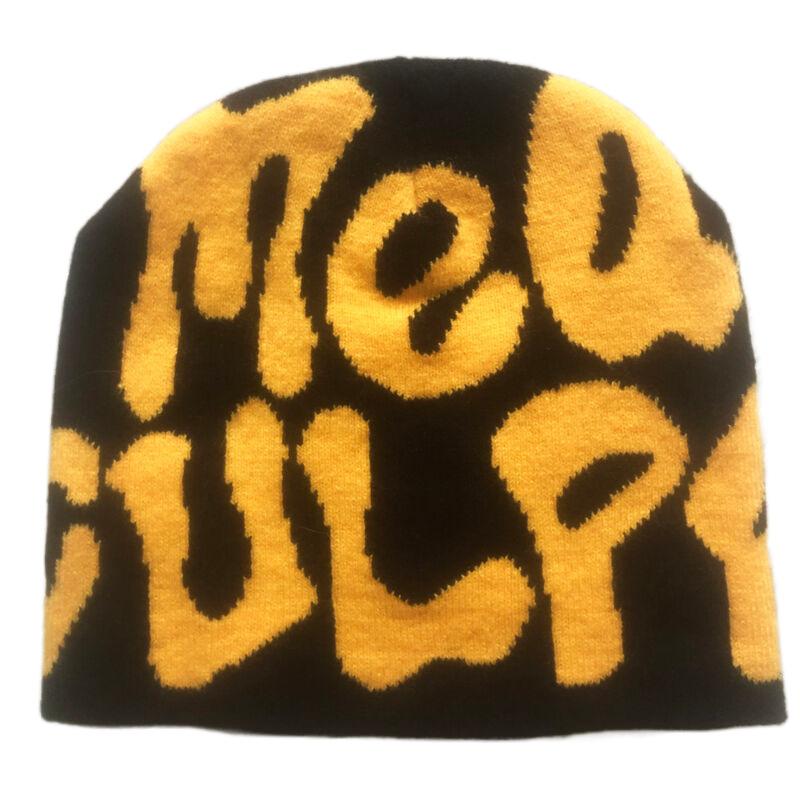 Hot Sell Customized Adult Fashion Printing Soft Winter Hat Knitted With Letters for Men and Women