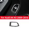 For A4L A4 B8 2009-2016 Q5 2009-2017 A5 2008-2017 Accessories Carbon Fiber Interior Car Trunk Switch Trim Sticker Frame