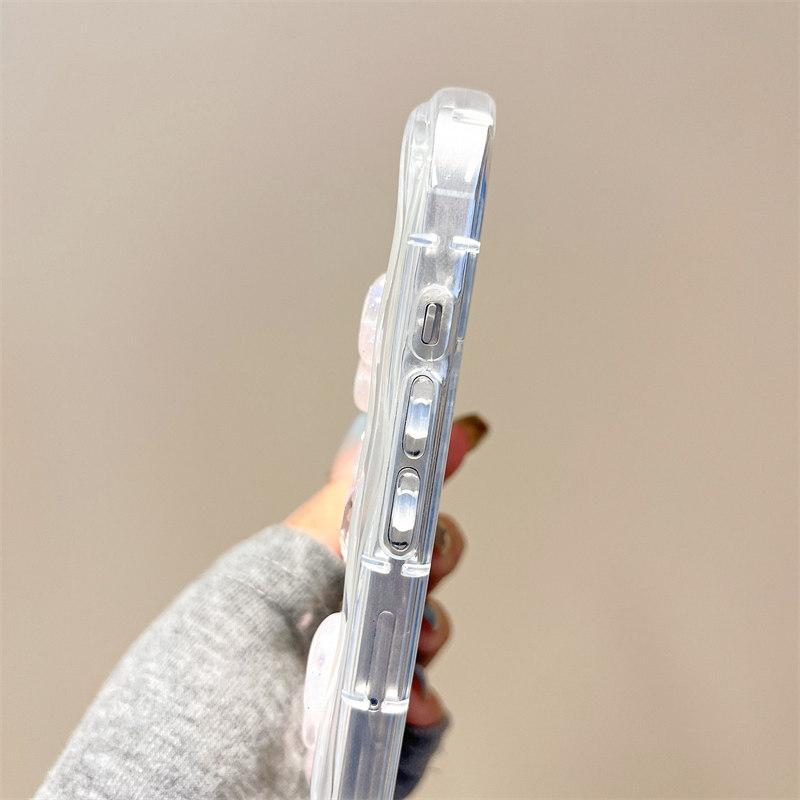 Luxury Water Diamond Butterfly Drop Case for iPhone 15 14 13 12 11 Pro Max XS XR All-inclusive Fall Protection Cases