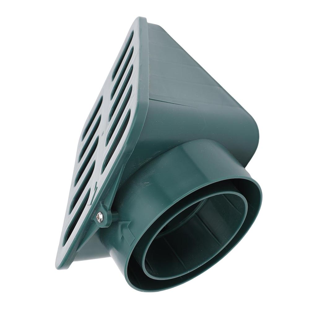 Садовая решетка для газона, дренажная решетка для двора, угловая, прочная, из ПП, для тяжелых условий эксплуатации, с митрой, дренажная решетка для интерфейсной трубы 3 4 дюйма, зеленая