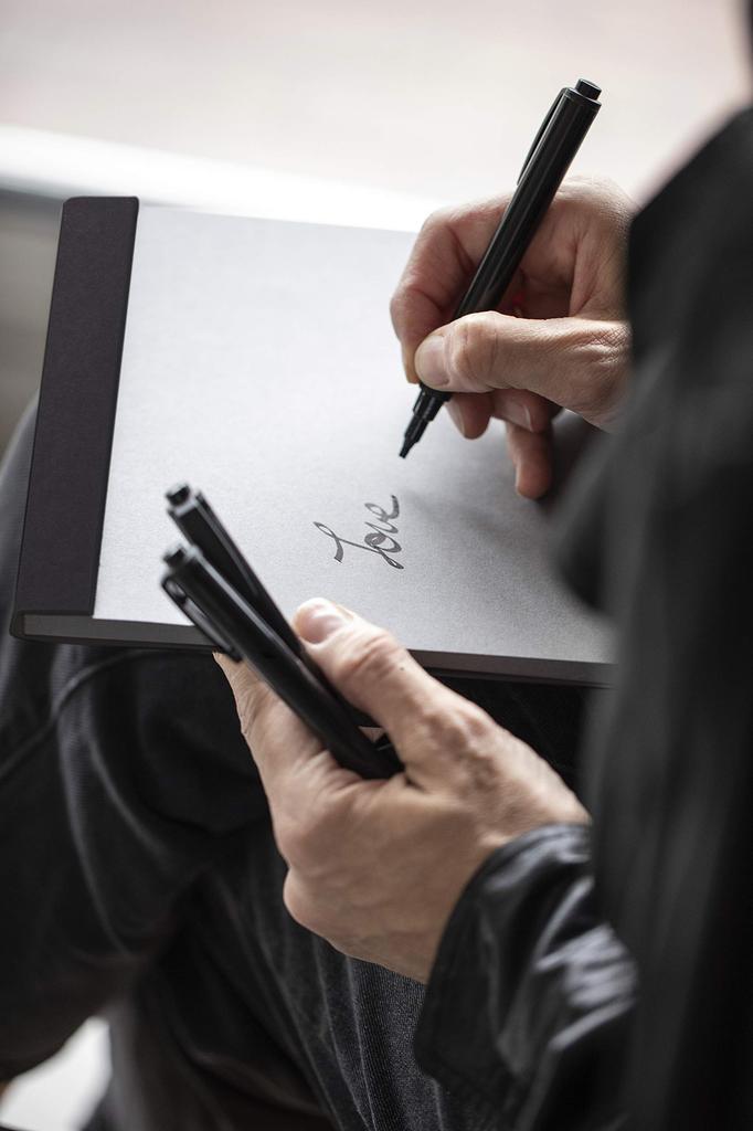 Блокнот для эскизов Rhodia Touch, Бумага для рисования, Maya Pad Серый A4+ (Серая бумага, Однотонная, 120 г, 50 листов) RHODIA Touch cf116108