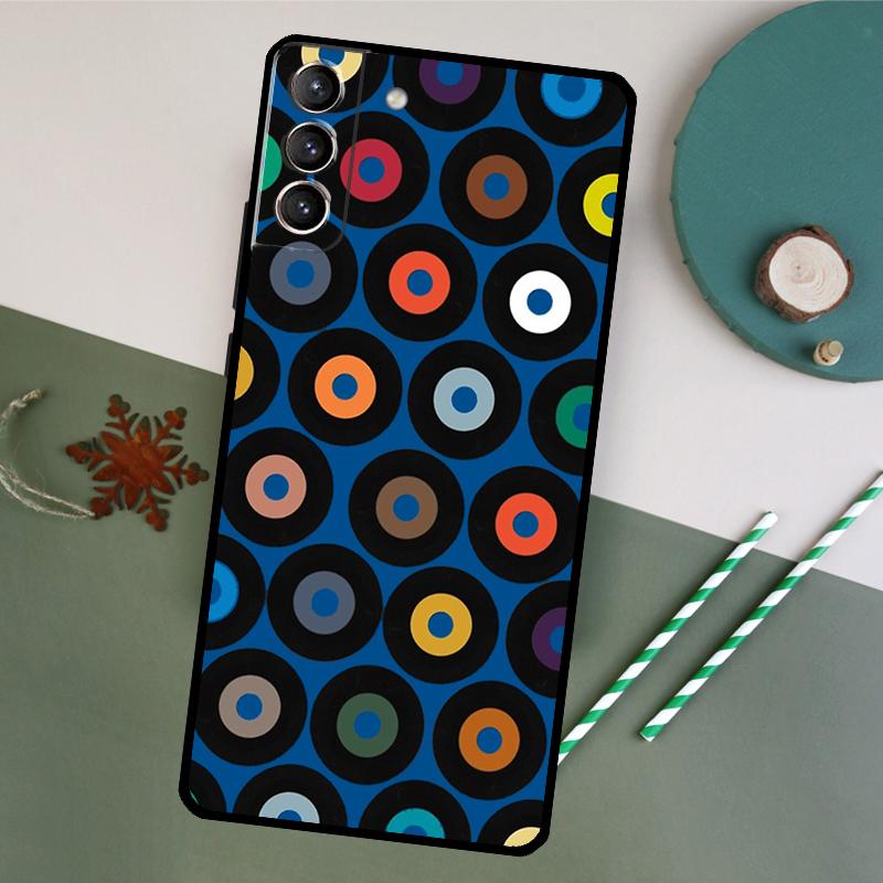 Vinyl Record Retro Phone Case For Samsung Galaxy S25 S26 Ultra S20 S21 S22 S23 S24 Plus S10 S25 FE Back Cover