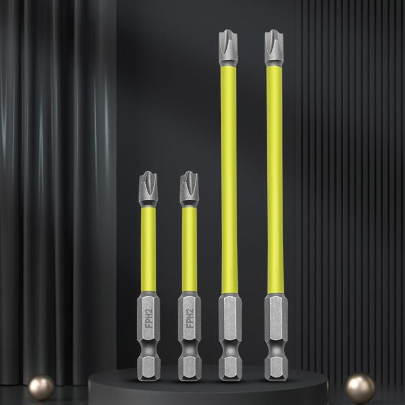 5Pcs Magnetic Special Cross Head Screwdriver Bit Nutdrivers Set FPH2 for Electrician Screw Driver Bit 65mm 110mm