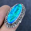 Blue Triplet Opal Handmade 925 Sterling Silver Jewelry Ring Size 7 T6g03