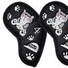 9Pcs PU Golf Iron Covers Set Outdoor Sports for Golfers Club Headcover