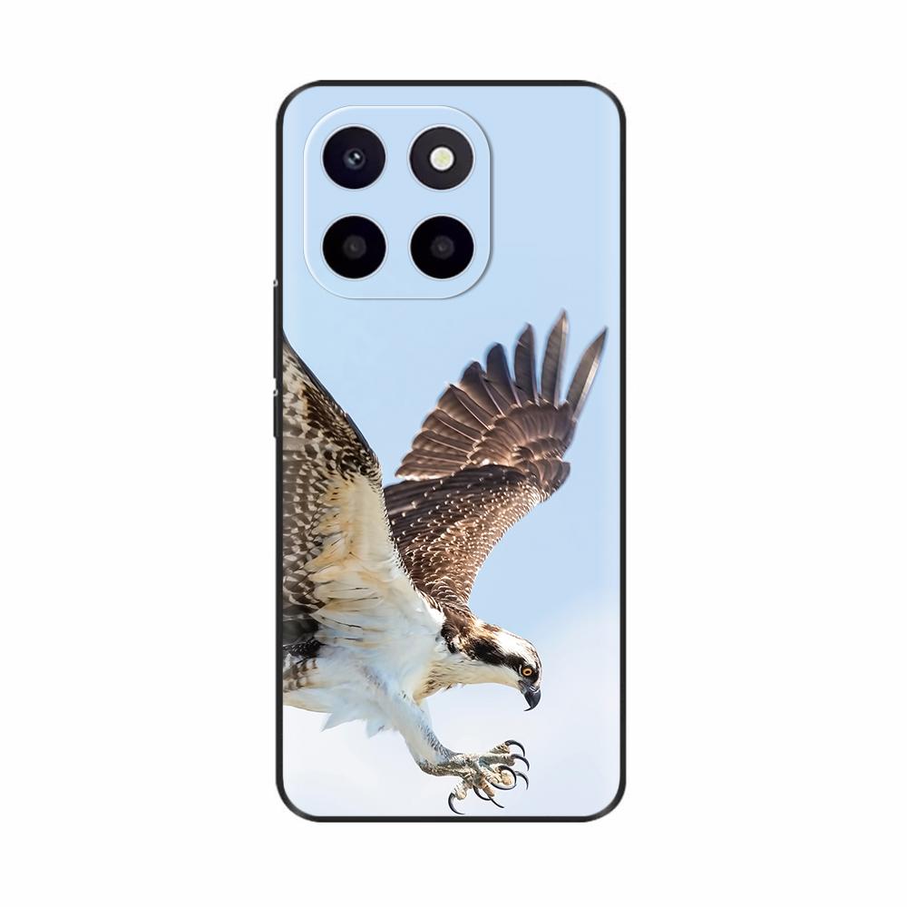 Чехол для Honor X6c Милый ТПУ Силиконовый Чехол для Телефона Для Honor X6c Задняя Крышка HonorX6c X 6C С Принтом Цветов Мягкий Силикон Coque Fundas