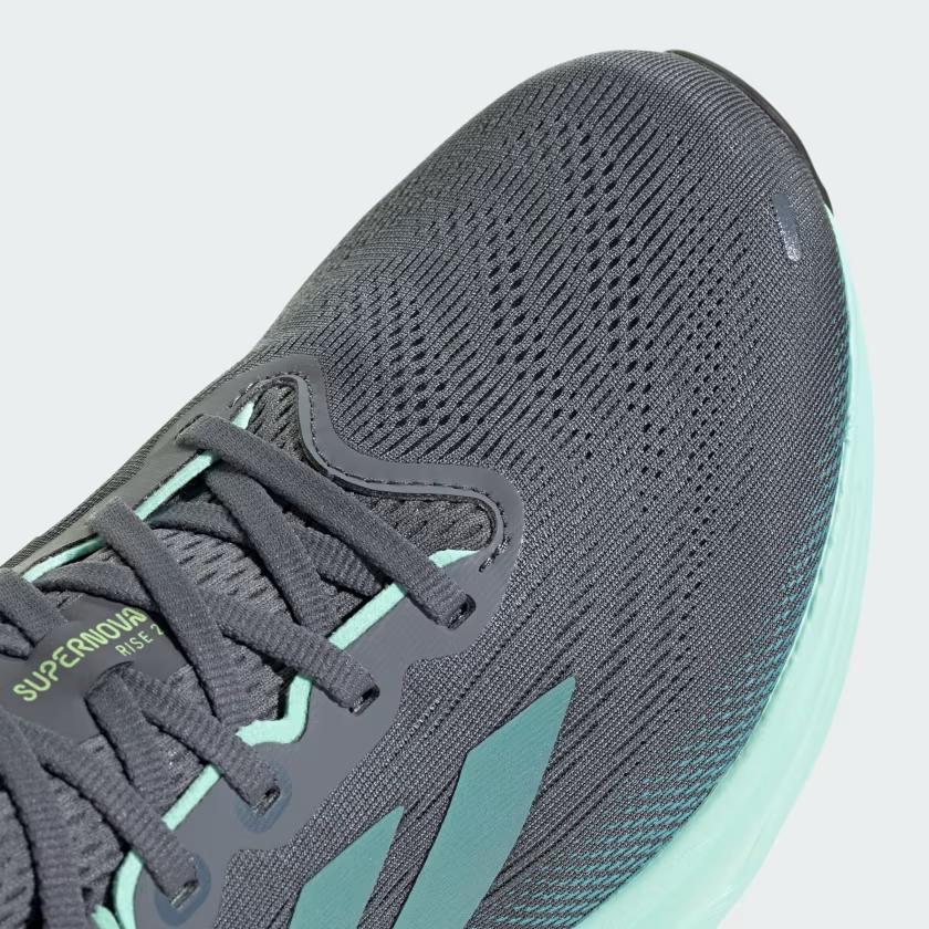 JQ7701 adidas Supernova Rise 2 Оникс Мятный Высококачественный Желтый (Мужской)