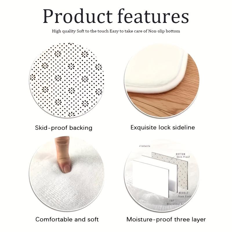 1Pcs Anti Fatigue Kitchen Rugs Cute Animal Print Waterproof Non-Slip Thick Cushioned Kitchen Mat Heavy Duty Comfort Standing Mat for Kitchen