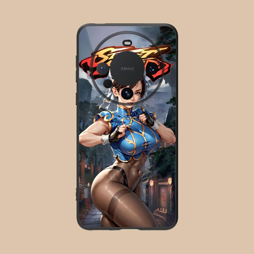 Чехол для телефона Street Fighter Chunli для Huawei Mate 60 50 40 30 20 10 Pro Plus Lite E 5G Цветной Печатный Чехол Обложка Роскошный