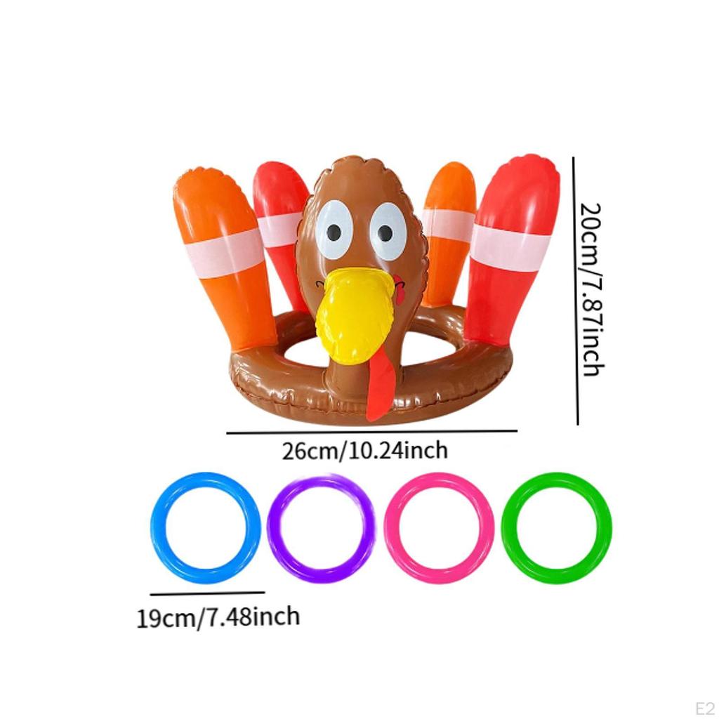 Inflatable Hat Toy, Toss Game Hat, Fun Party for Family Activities, Adults, Kids, Indoor