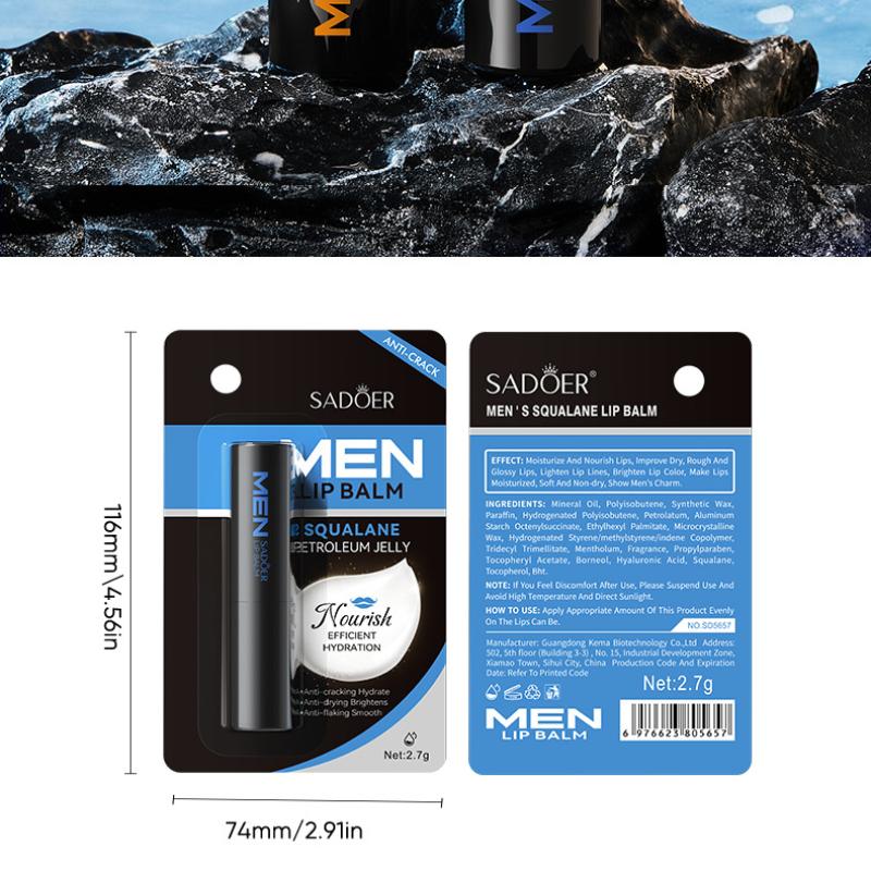 Мужская помада с вазелином SADOER Dogfish Fall Winter улучшает состояние сухой помады