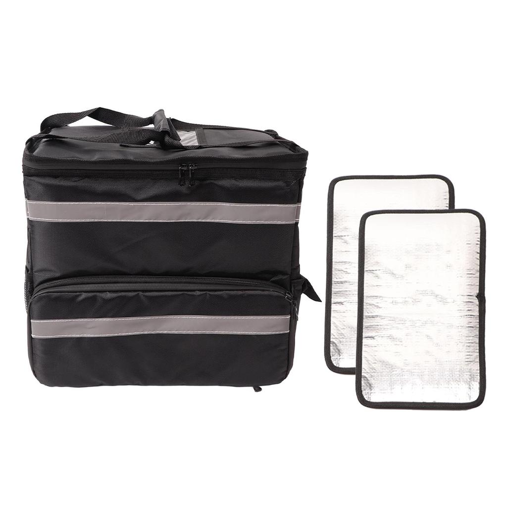 50L Insulated Pizza Delivery Backpack Take Out Food Delivery Thermal Backpack with Expandable Layer
