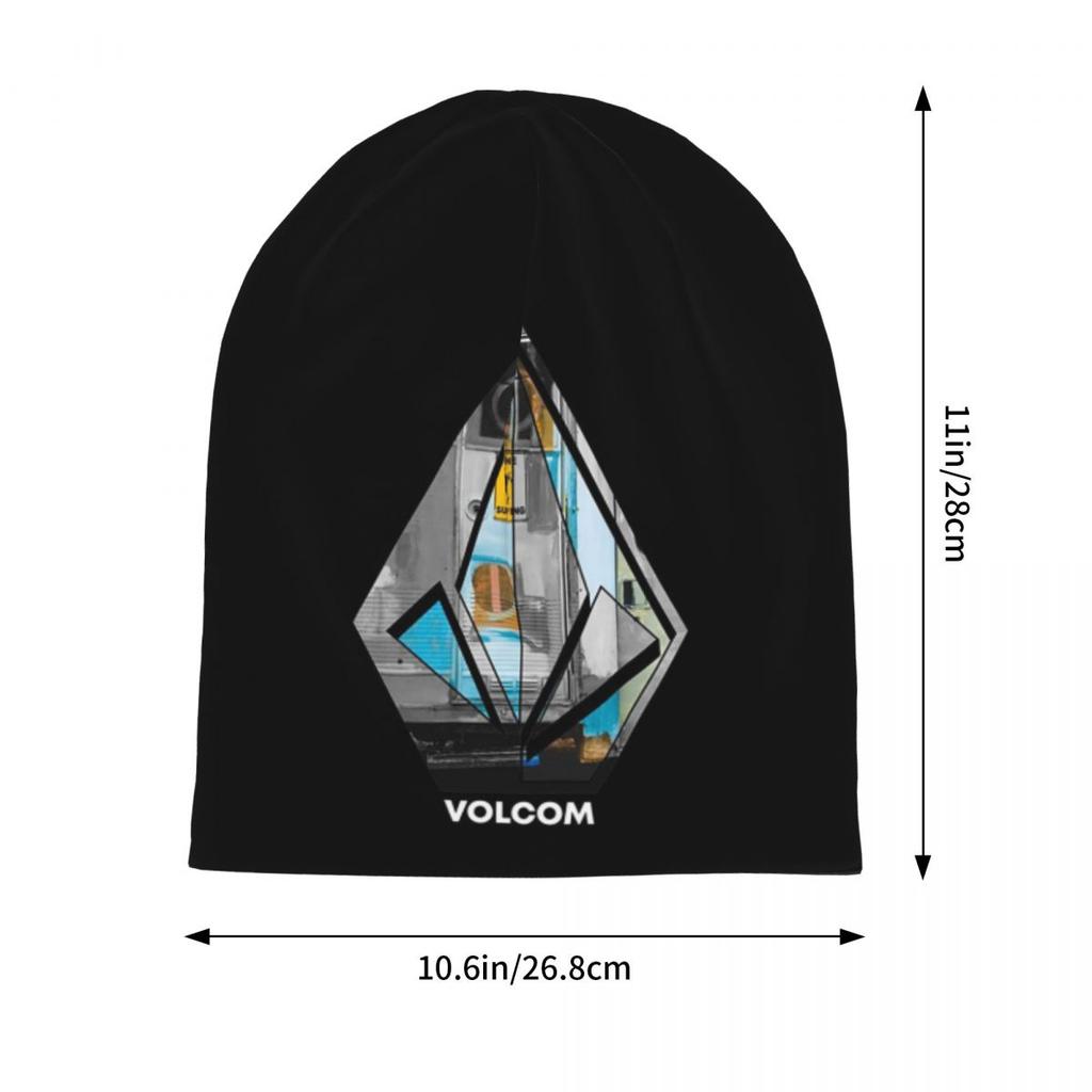 Шапки-бини Volcoms с логотипом для взрослых, унисекс, вязаные шапки-колпаки, теплая шапка в стиле хип-хоп, осенне-зимние, для улицы, шапки-чулки