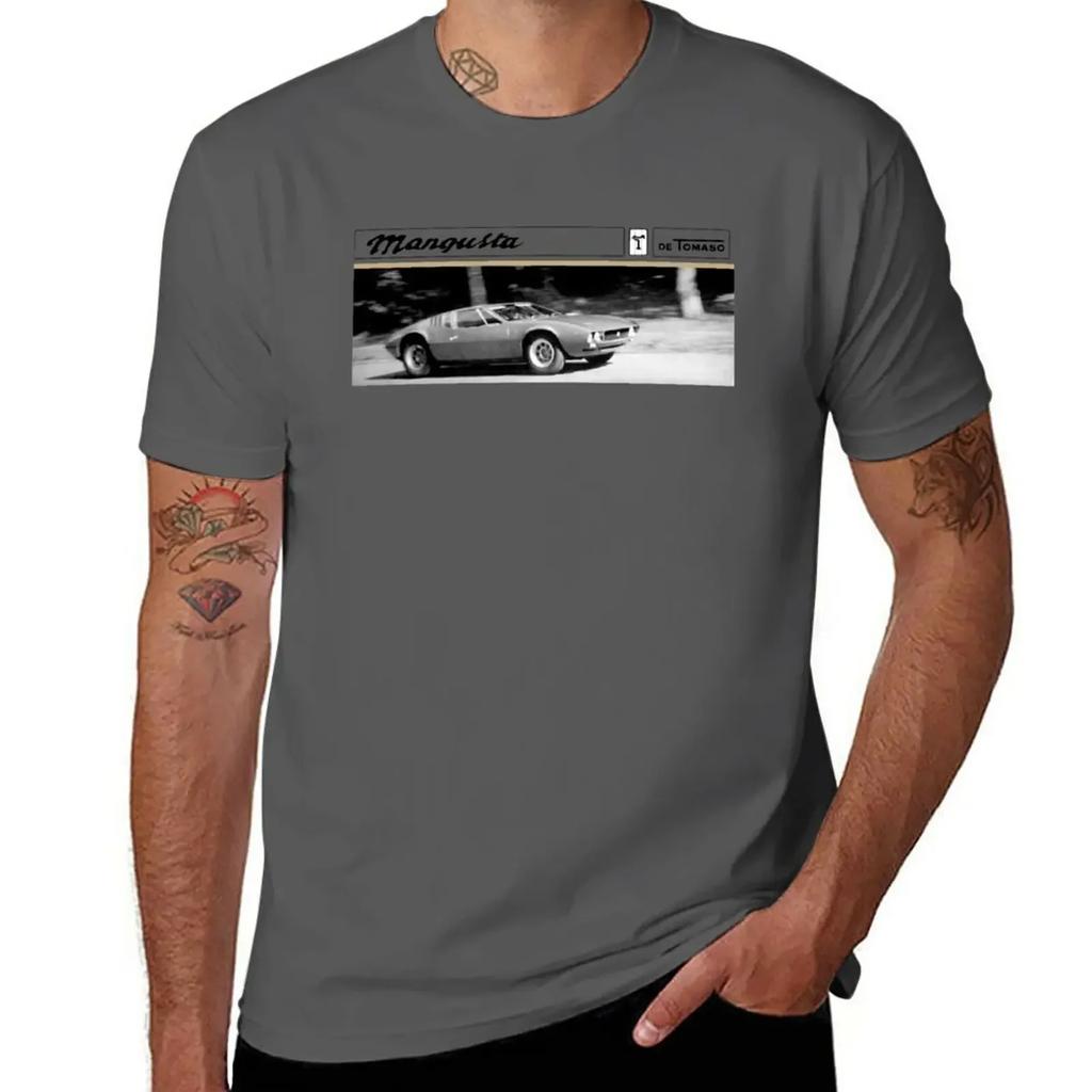 DE TOMASO MANGUSTA T-Shirt quick-drying tops summer clothes designer t shirt men