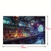 Halloween Magic Medieval Laboratory Background Cloth - Horror Theme Polyester Wall Banner