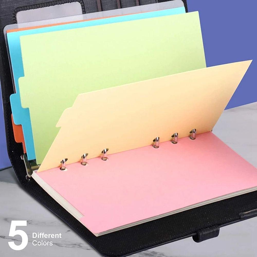 Planner Classified Lables Refill Papers A5 A6 A7 Index Pagination Index Divider Binder Dividers
