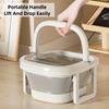Portable Foldable Foot Soak Tub - Odorless, Battery-Free Massage Basin For Relaxing Spa Experience