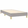 Maison Exclusive - Sommier à lattes de lit avec matelas Gris clair 100x200cm Tissu