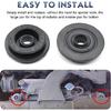 Pack-4 Car Radiator Mount Bushing, Durable Rubber Shock #21506-4M400 & #21507-4M400 Compatible with Nisan Altima Cube NV200 Sentra Versa Pathfinder