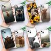 Чехол Highland Cows для Xiaomi Redmi Note 14 13 12 11 Pro 11S 12S Redmi 15 13 10 10C 12C 13C 14C 15C Funda