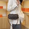 French Style Small Bag European and American Fashion Print Retro High-end Versatile Temperament Single Shoulder Crossbody Bag