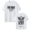 Rap Singer Don Omar The Last King Tour Printed Unisexs and Unisexs Fashionable Breathable Short Sleeved Cotton Casual LooseTshirt