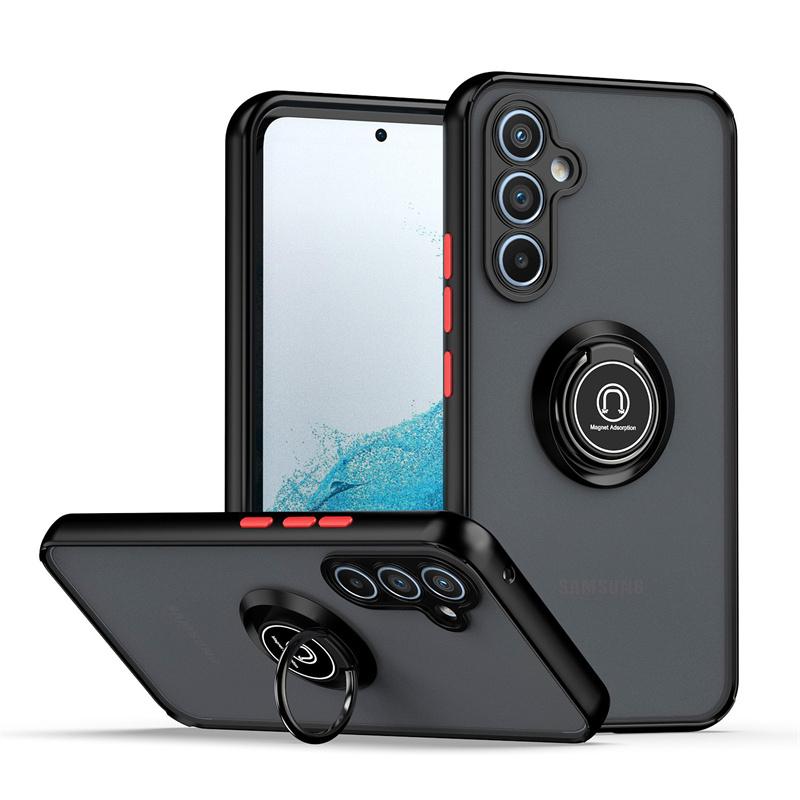 Чехол для Samsung Galaxy A16 A26 A36 A56 A17 5G Чехол Магнитный держатель Кольцо Бронированный чехол для телефона для Galaxy A07 4G A 16 56 Задняя крышка