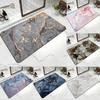 Diatom Mud Carpet Marble Bathroom Rugs Non Slip Washable Bath Mat Small Rubber Backed Floor Mat
