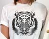 Tiger Graphic Tee | Women's 100% Cotton T-Shirt