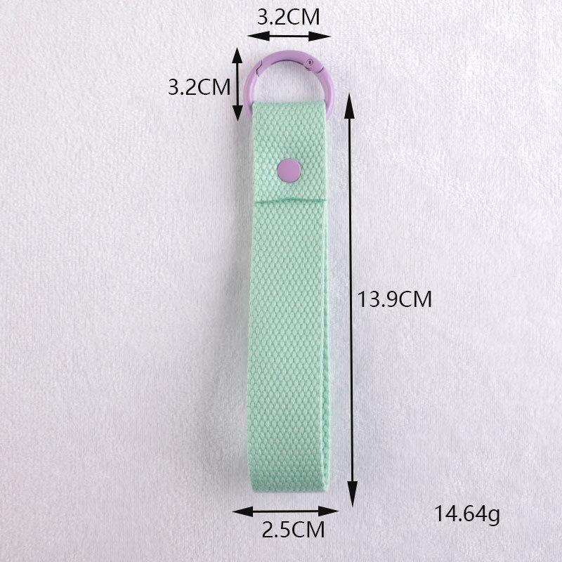 New Fashion Cotton Keychain Lanyard Car Keys Canvas Strap Keyring Schoolbag Backpack Pendent Key Chain Wrist Straps