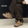 Niche brown retro German training Forrest Gump shoes women's 2025 new mesh breathable thick-soled versatile casual sports shoes