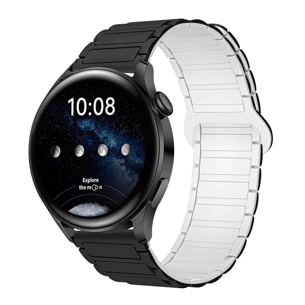 18mm 22mm 20mm Magnetic Silicone Strap For Samsung Galaxy Watch 7 6 5 4 44mm 40mm Sports Band For Galaxy Watch 4 6 Classic 47mm Huawei GT 4/5/6 41mm