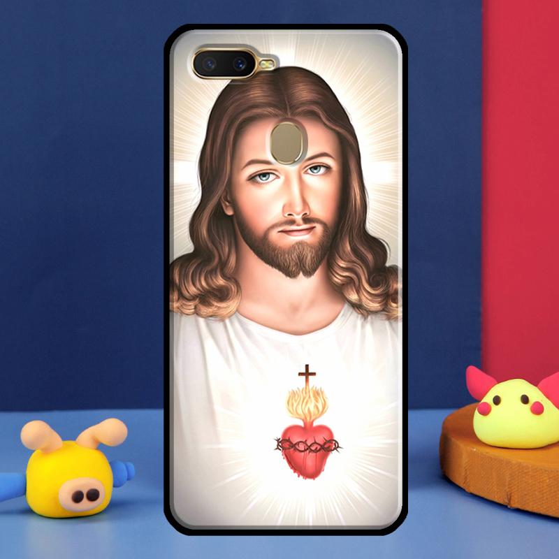 Христианский Иисус Для Oppo A54 A57 S A78 A58 A98 A5 A9 A91 A15 A16 A17 A52 A72 A76 A96 A74 A94 A77 Чехол для телефона