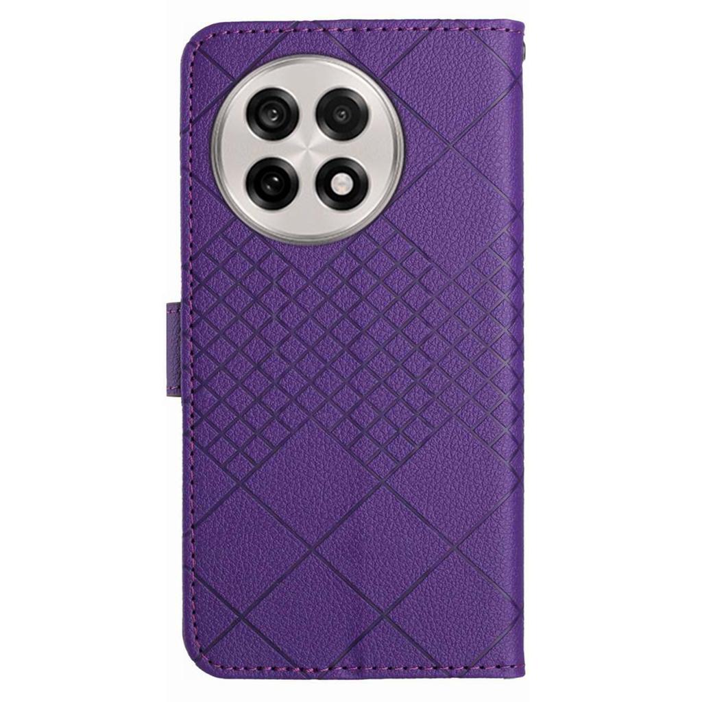 For OnePlus 13R 5G Wallet Phone Case Imprint PU Leather Flip Folio Cover