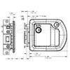 Push-type door locks,R3 mechanical door lock Special car modified car Motorhome RV accessories