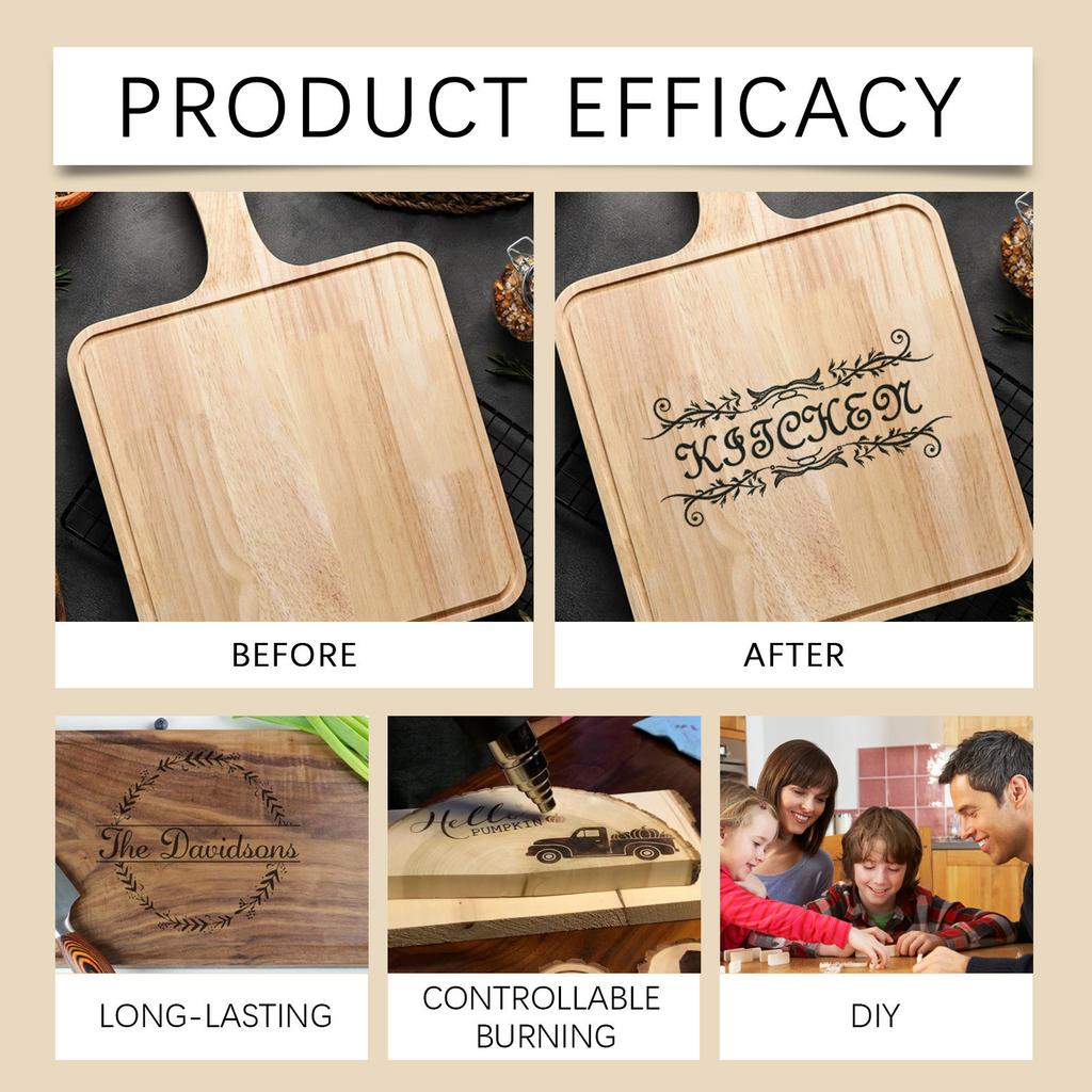 Маркер для выжигания по дереву, деревянный, кожаный, ручная работа, дизайн своими руками, кисть для выжигания 4 мл