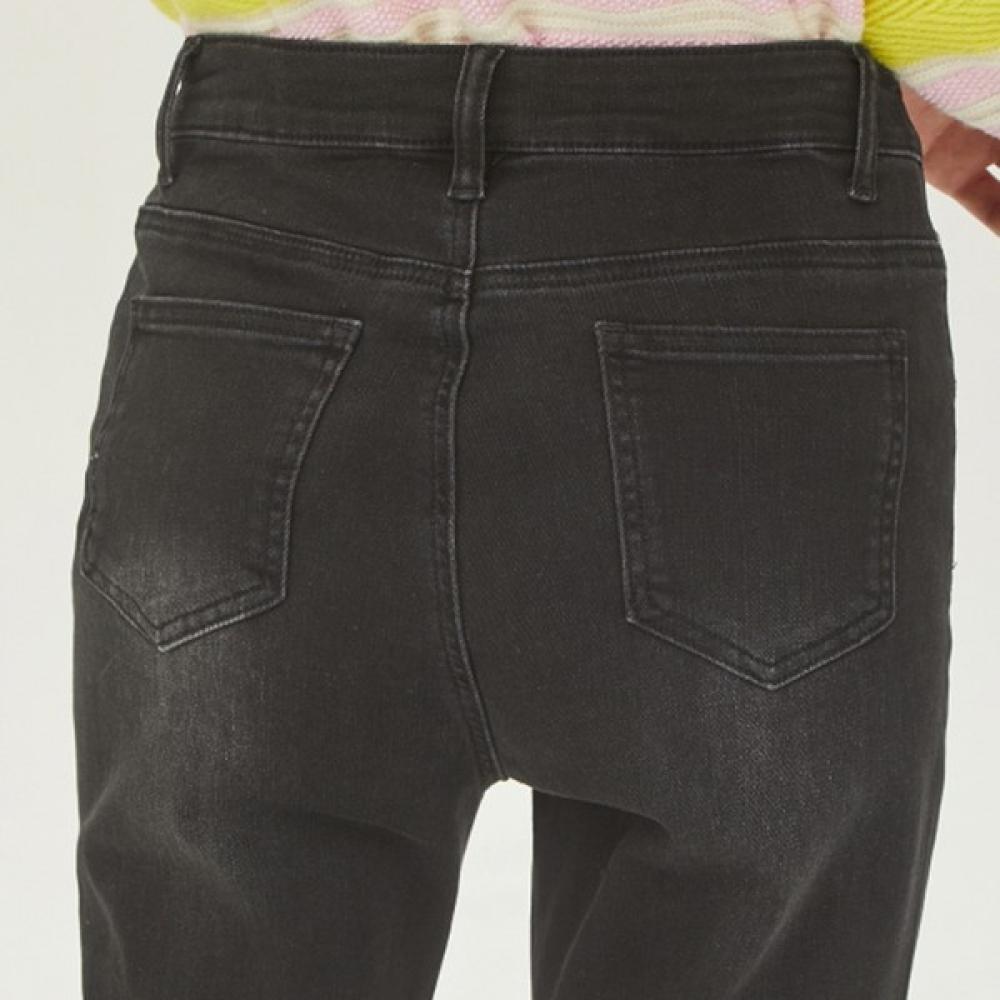 Benetton Benetton Pocket Point Straight Fit Denim Pants Badp11311 Bk