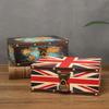 British Style Wooden Storage Box+desktop Set Cleaning And Organizing Box+daily Necessities And Home Dustproof Box