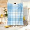 Классический мотив D-Distressed Tartan Плед Легкий 240 г Фланелевое одеяло Мягкое, приятное для кожи для летнего охлаждения