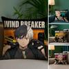 W-Wind Breaker W-Webtoon Pillow Case Plush Fabric Soft Double Sided Print Sofa Cushion Cover Throw Pillow Covers