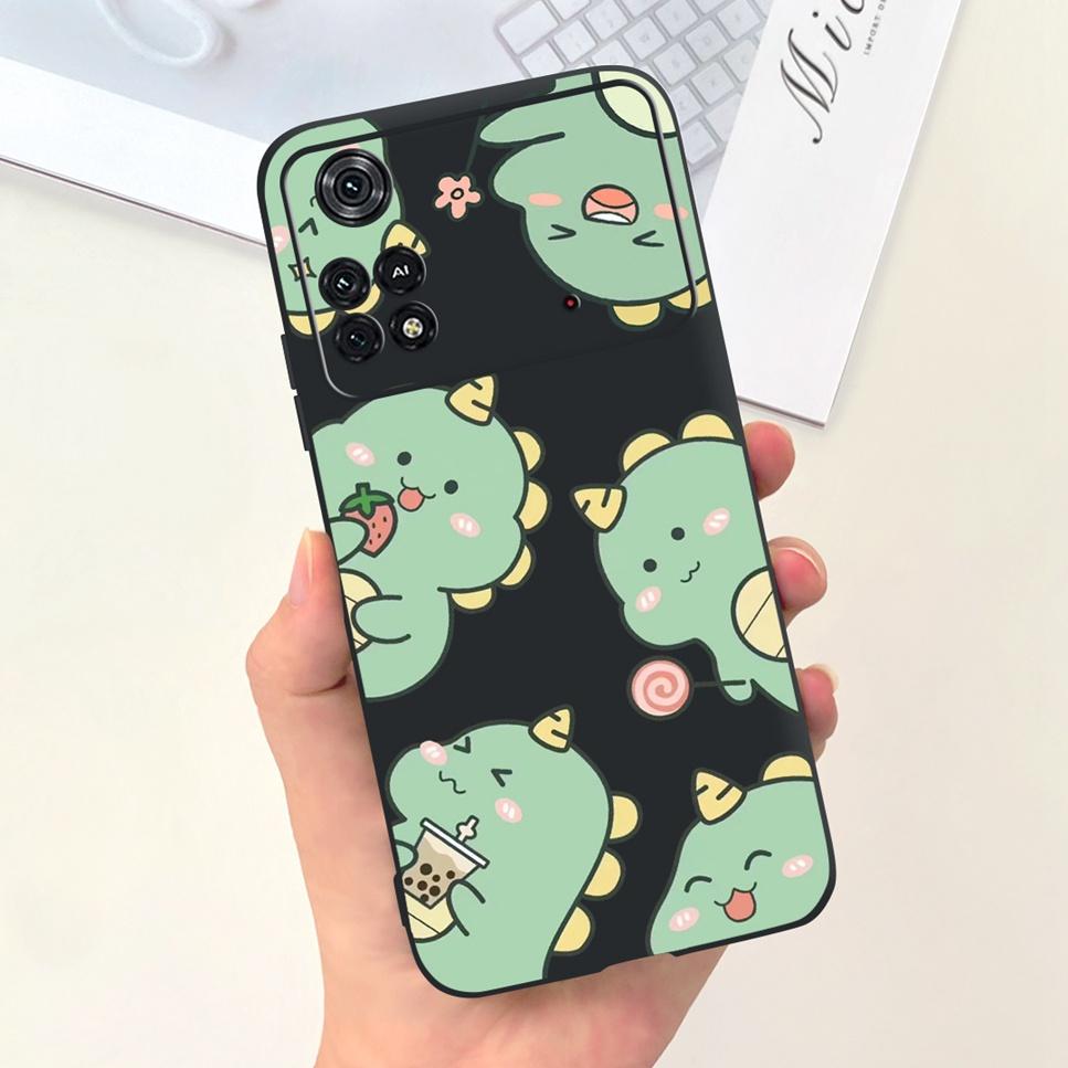 For Xiaomi Poco M4 Pro 4G Case Little Daisy Astronaut Pattern Soft Silicone Covers For Xiaomi Poco M4Pro 6.43"Bumper Phone Cases