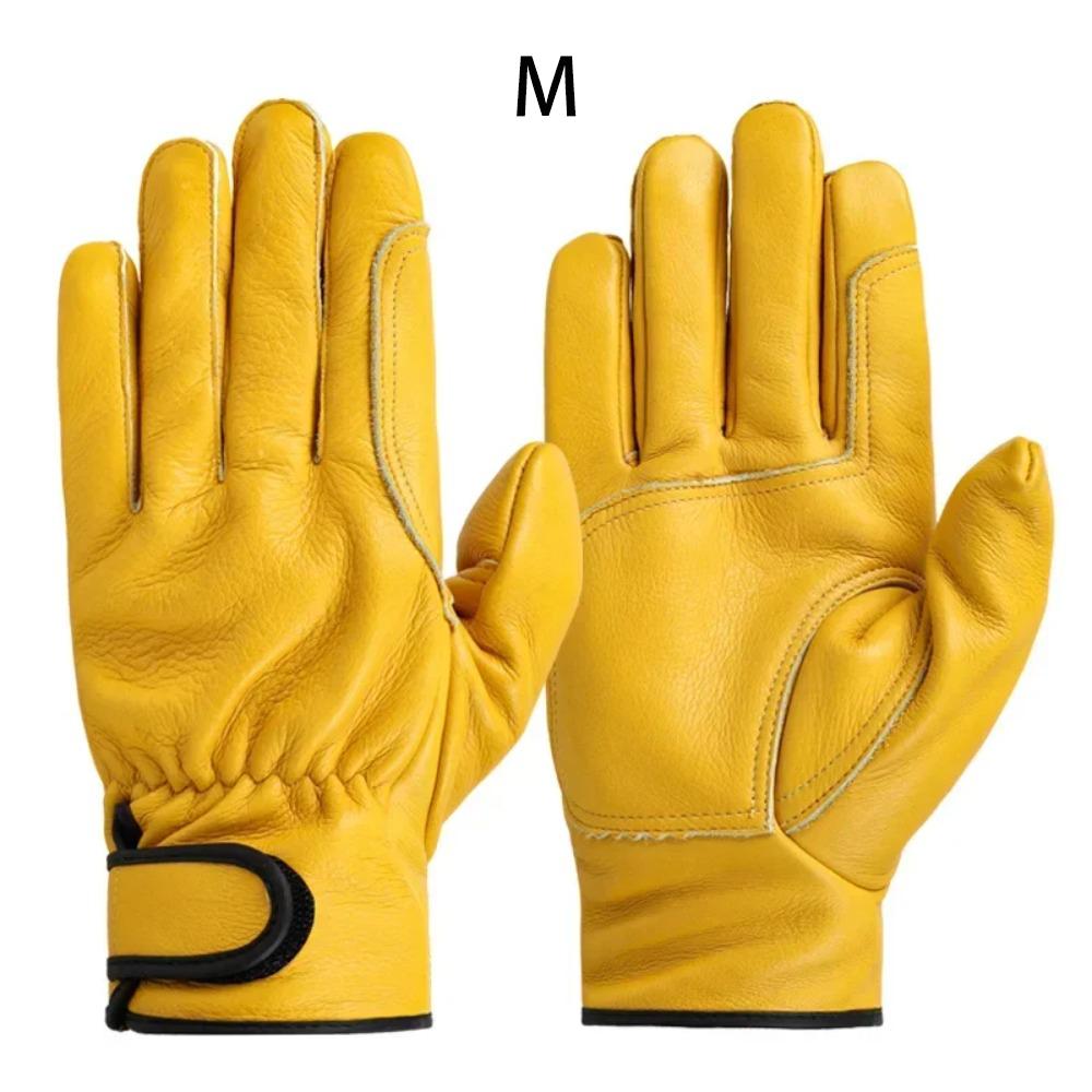 Safety Wear-resistant Gloves Leather Security Gloves Tough Work Gloves Sports