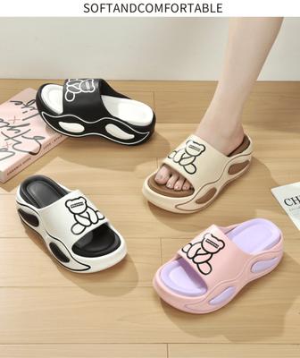 Домашние тапочки для девочек летние для дома и улицы толстоподошвенные тапочки