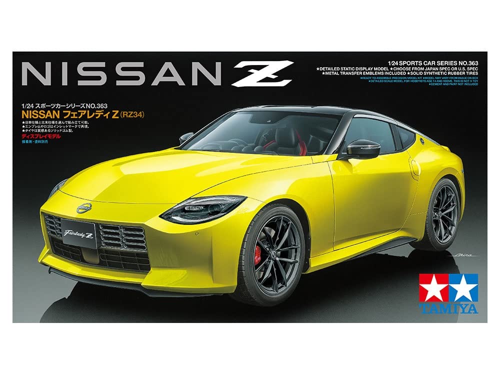 Tamiya Sports Car Series 363 NISSAN Fairlady Z Plastic Model Kit 24363 Molded Color 1/24 No. (RZ34)