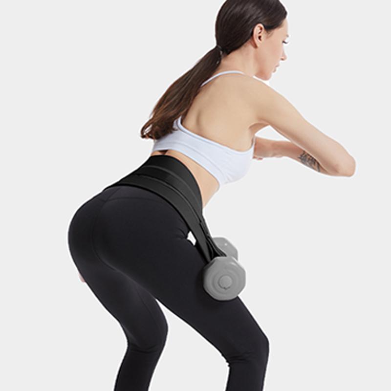 Adjustable Resistance Ergonomic Design Exercise Hip Thrust Hip Training Belt Weighted Belt Weighted Waist Training Belt
