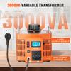 3000VA Variable Voltage Transformer 10A 0-300V Voltage Regulator LCD CE