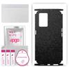 apgo Protective Skin Sticker for the Back+sides Compatible with Realme GT Neo3, Full Wrap Film, Foil, Vinyl - Pattern Black Honeycomb
