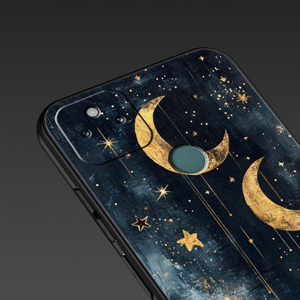 Модный Чехол-Бампер Звездное Небо Звезды для Google Pixel 10 9 8 7 6 9A 8A 7A 6A Pro Ударопрочный Мягкий ТПУ 9 Pro XL Оболочка Capas